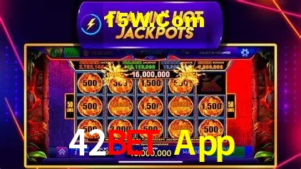 Interface moderna da plataforma 42Bet App